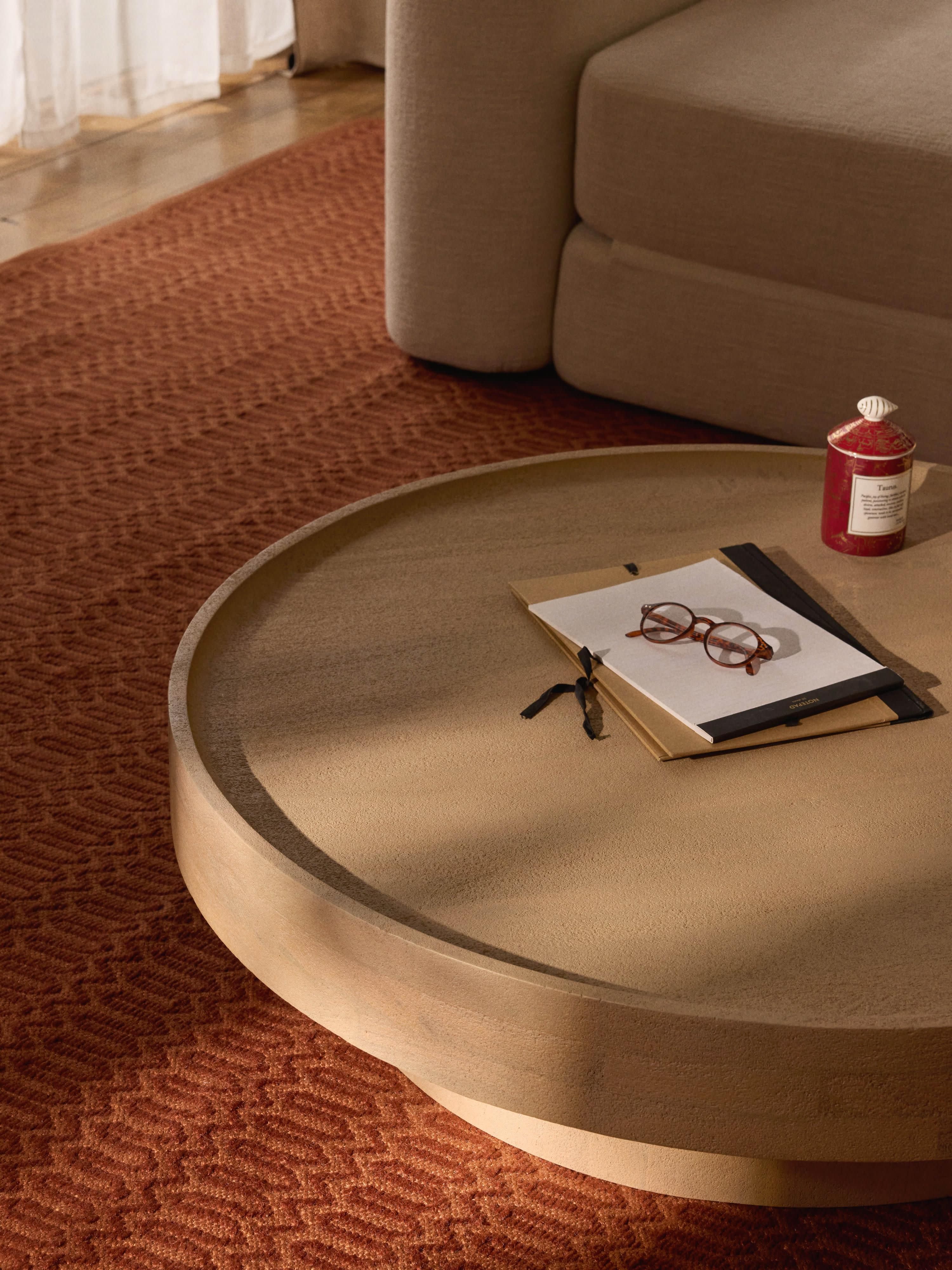 Ronde XL salontafel Benno van mangohout