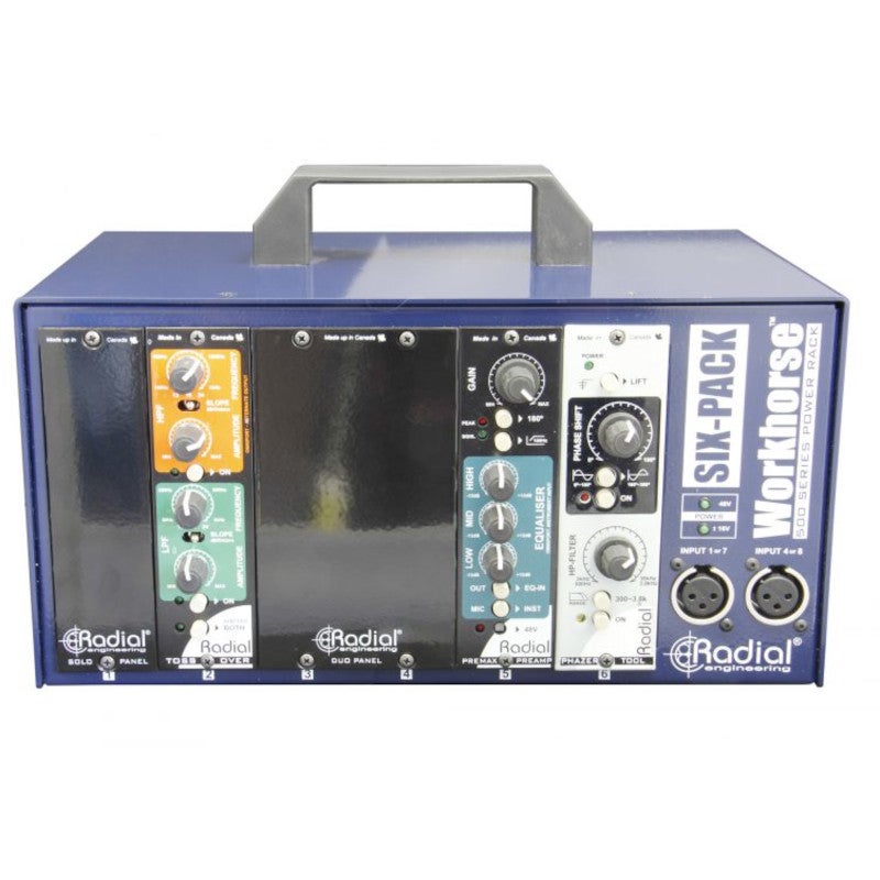 Radial WH-B2 Duo Workhorse dubbel frontpaneel 500-serie zwart