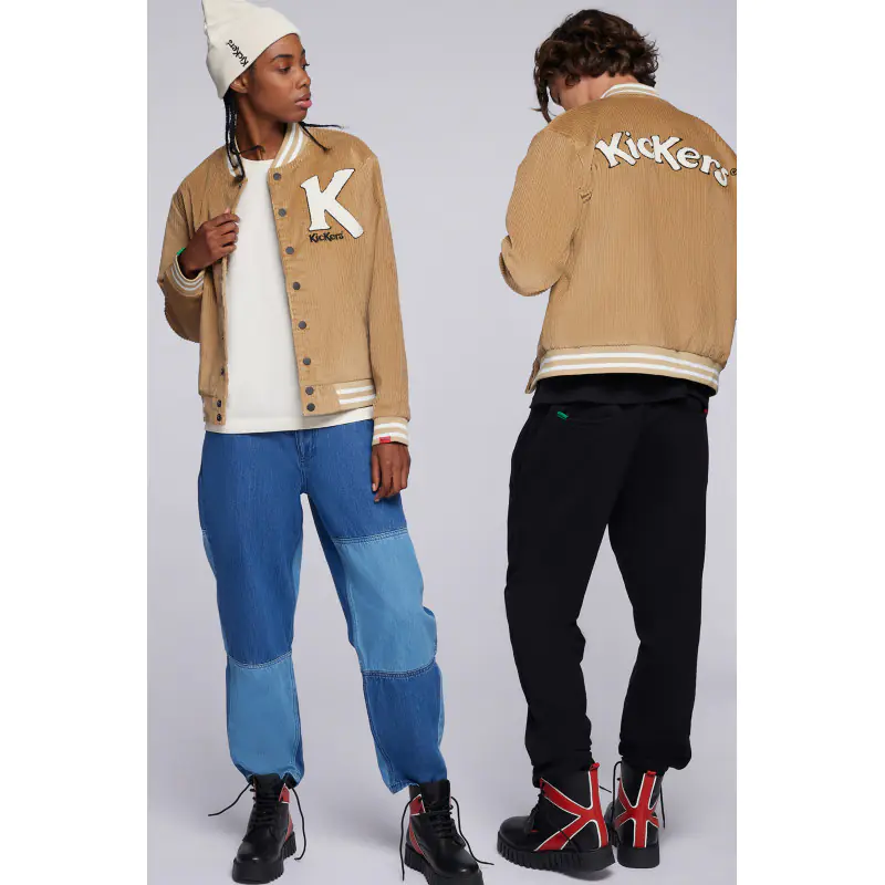 UPCYKICK BIG-K TEDDY VESTE BEIGE JACKET Coton No Gender