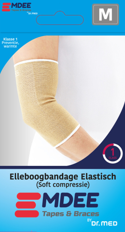 Emdee Elastic Support Elleboog M Huidskleur 1st
