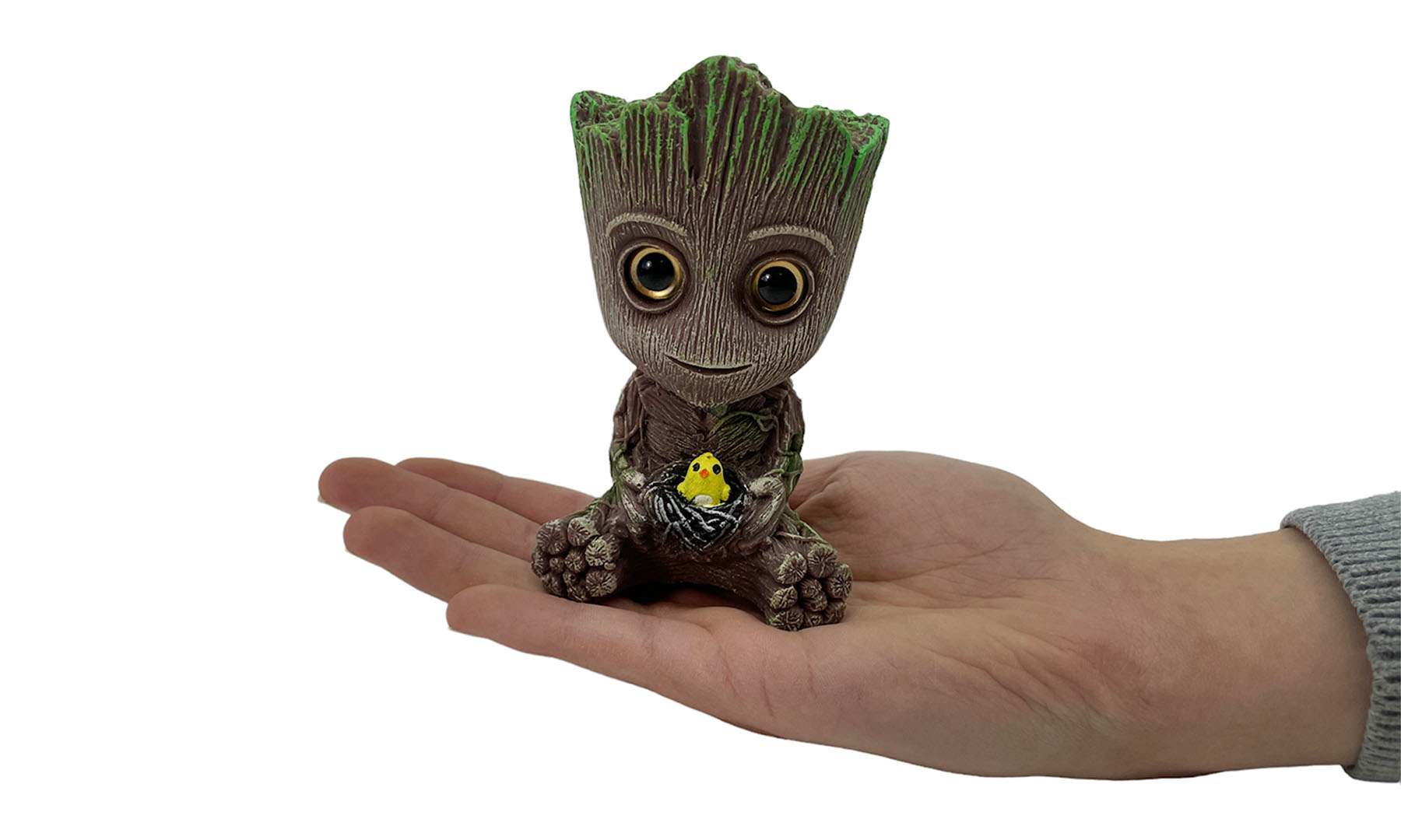 AquastoreXL Baby boom monster Ornament Met Luchtsteen