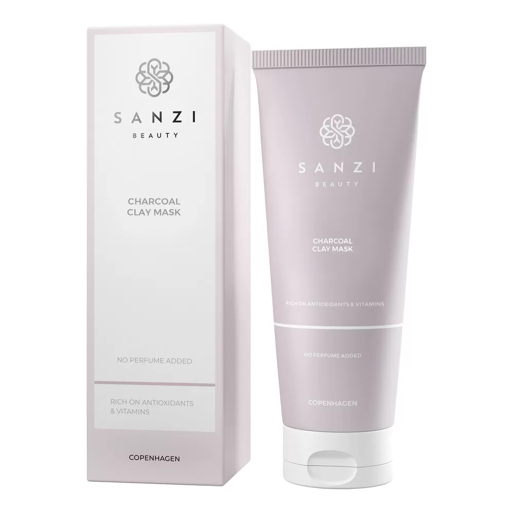 Sanzi Beauty Charcoal Clay Mask - 100 ml.