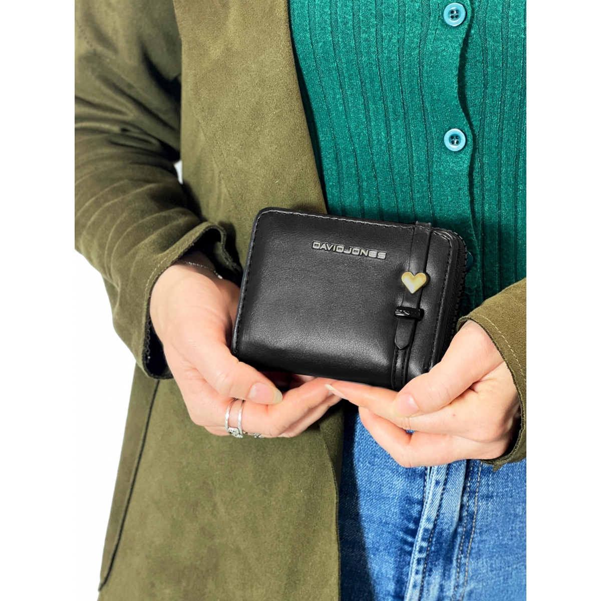 David Jones Porte monnaie Siglé David Jones