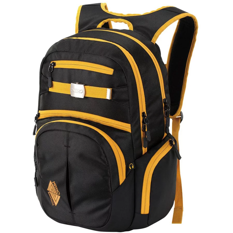 Nitro Hero - Laptoprucksack 17 52 cm golden black