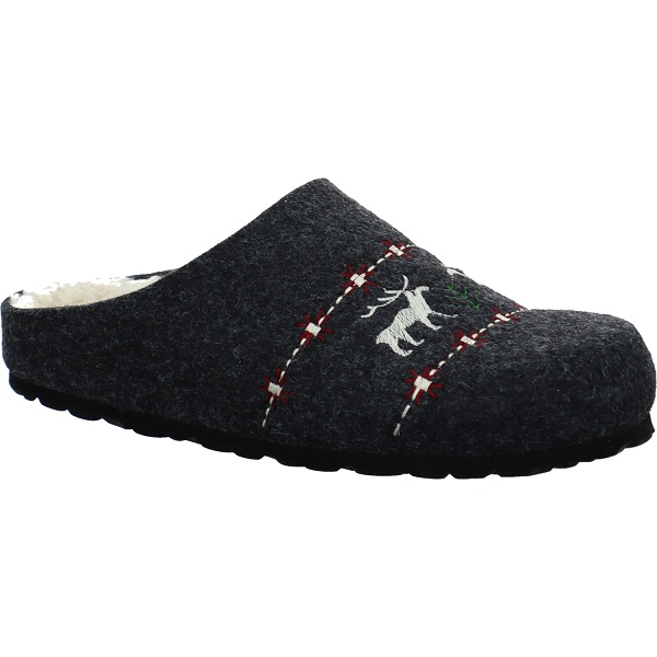 Clog Wollfilz Wollfilz /00 schwarz