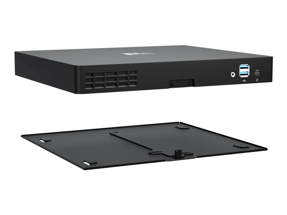 EloPOS Pack EPS00E2 - Mini desktop Celeron G4900T op til - RAM 4 GB - SSD 128 GB - UHD Graphics 610 - Gigabit Ethernet - Win 10 IoT Enterprise LTSC 64-bit - skærm: ingen - sort