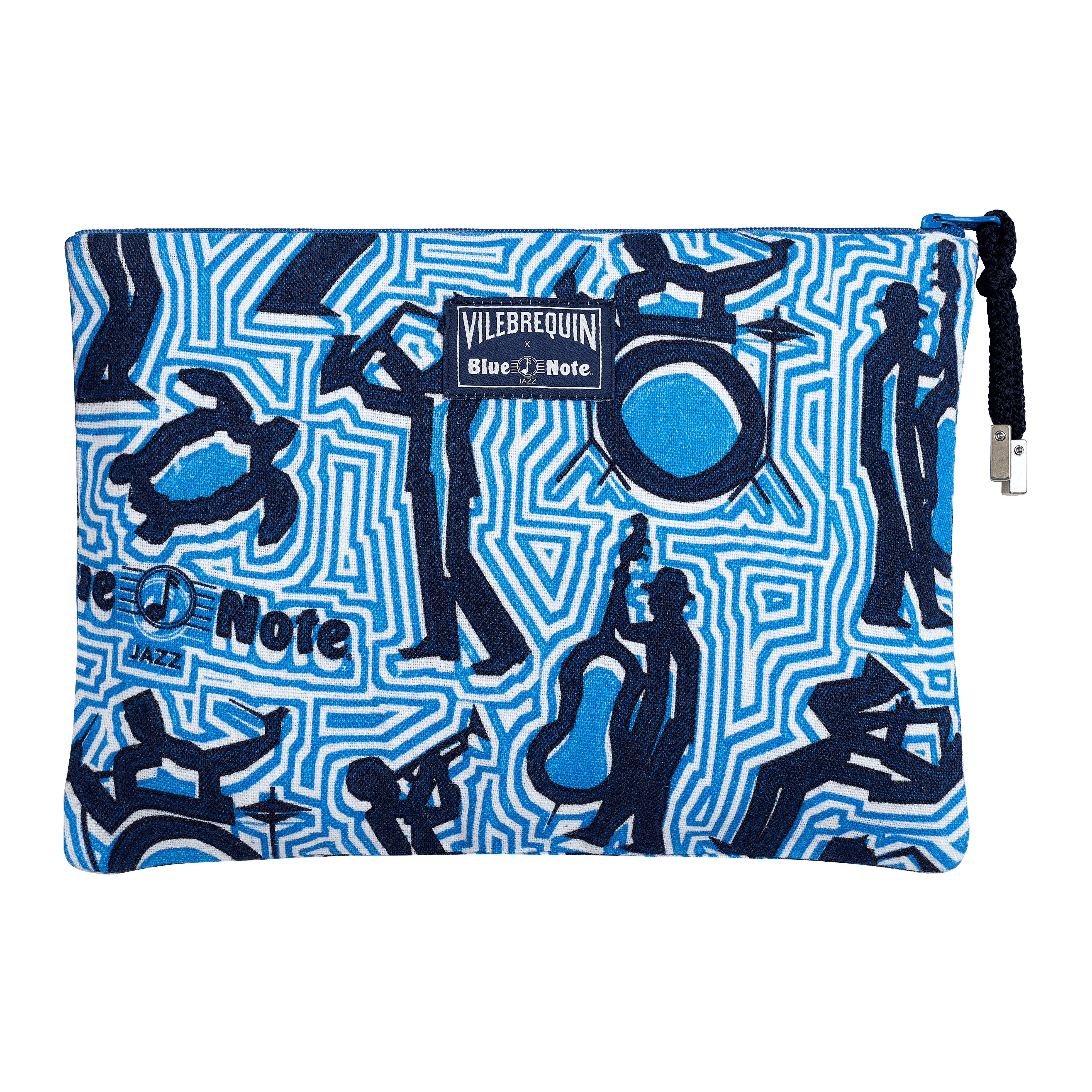 Trousse de plage en lin - Vilebrequin x Blue Note | Site Vilebrequin | PKXZAU23