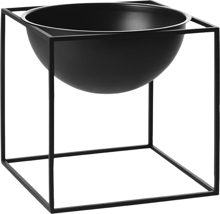 Audo Copenhagen Kubus Bowl, Large, Black Sort