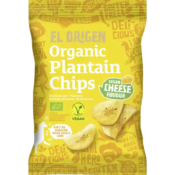 Bio Kochbananen Chips Vegan Cheese Flavour