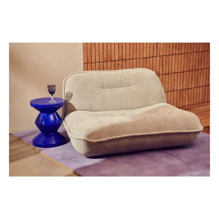 Pols Potten Tabouret Zig Zag | Bleu foncé