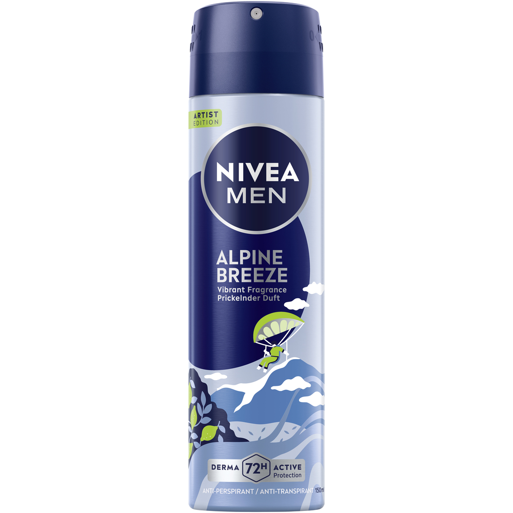 Nivea MEN Deo Alpine Breeze<br>150 ml, Aerosol Spray, Spray