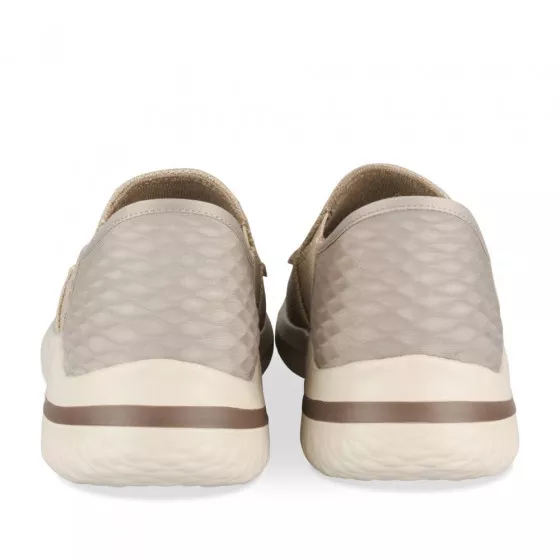 Baskets TAUPE SKECHERS Slips-In Trademark Delson 3.0