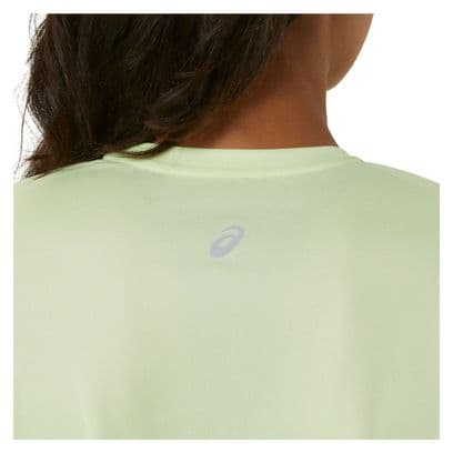 Maillot manches longues Asics Fujitrail Logo Vert Femme