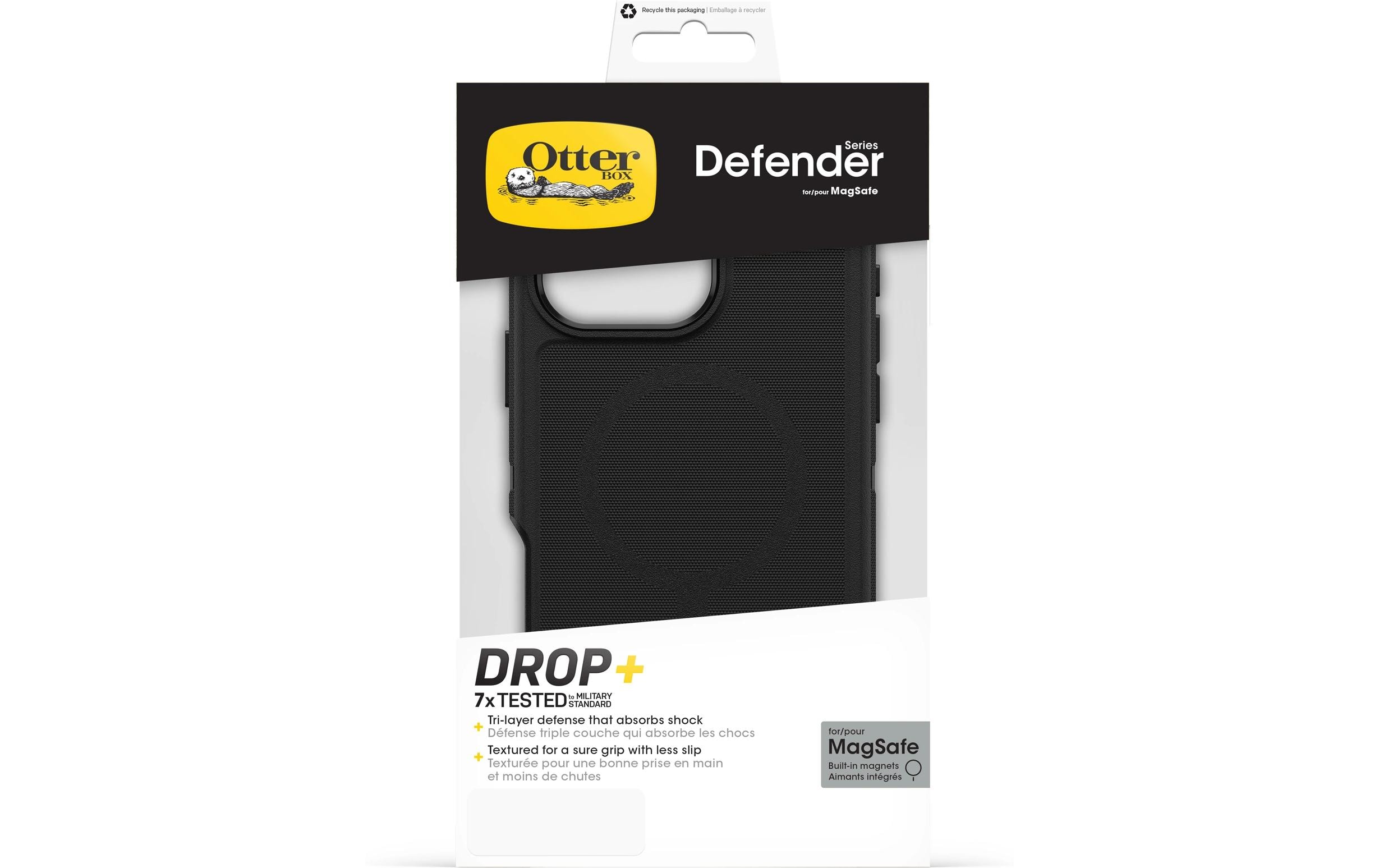 Back Cover Defender iPhone 16 Pro Max SchwarzSchutzhülle für das Apple iPhone 16 Pro Max