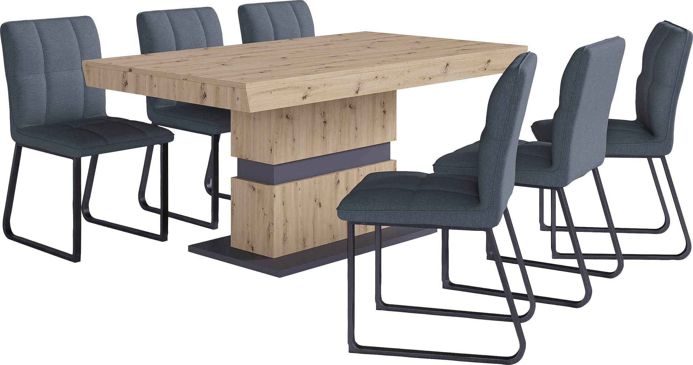 byLIVING Esstisch »Matthew« mit Auszugsfunktion, Breite 140-195 cm oder 160-215 cm