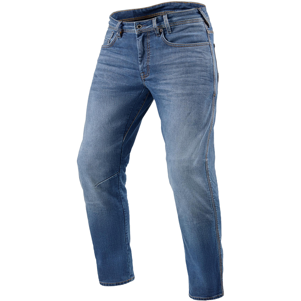 Rev'it - Jean Detroit 2 TF - court Bleu Clair