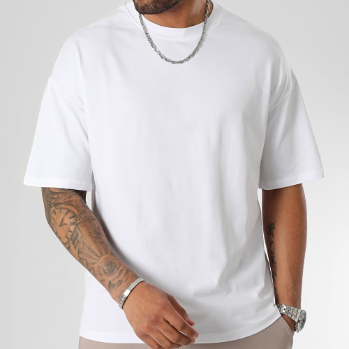 Tee Shirt Oversize Large 0063 Blanc