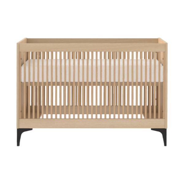 Kidsmill Levi Babykamer Incl. Rechte Potenset Naturel Eiken | Ledikant 60 x 120 cm   Commode