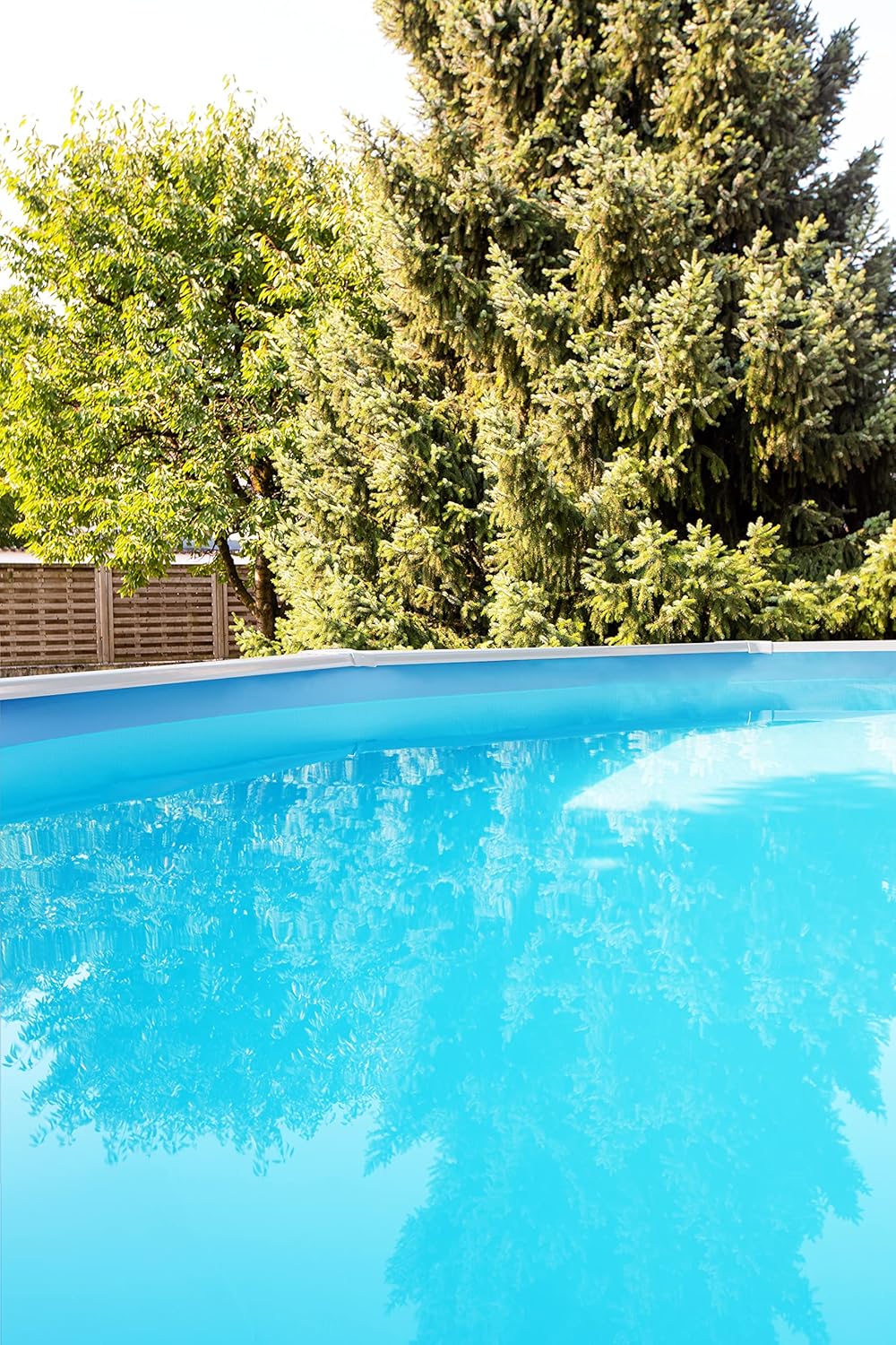 Steinbach Stahlwandpool Set Nuovo de Luxe II – 012151 – Ø 460 x 120 cm – Robuster Pool in Weiß für bis zu 17.900 l Wasserinhalt – Mit winterfester blauer Innenfolie und zahlreichem Zubehör