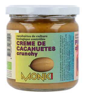 Monki Pindakaas Crunchy 330GR