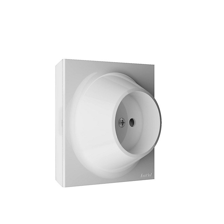 Prise 2 pôles Fontini Neo Evo blanc