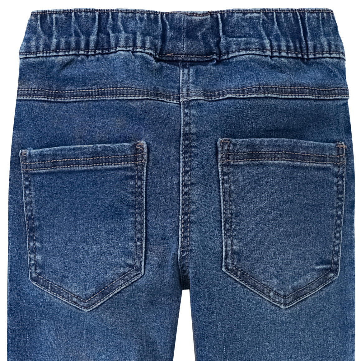 Famy 2 Mädchen Jeggings mit Stretch-Bund blau / grau
