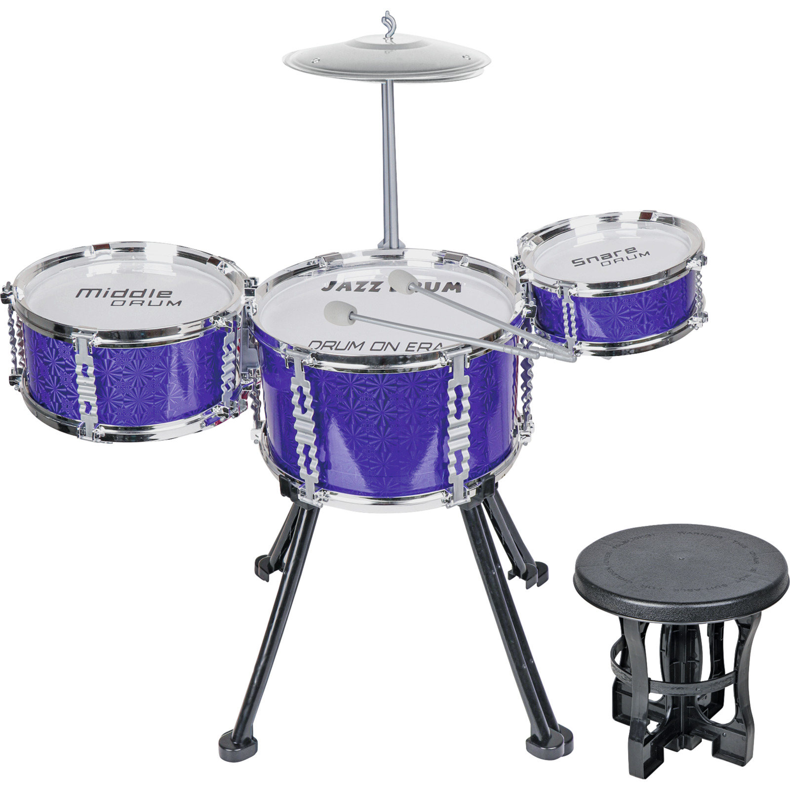 Trommel-Set klein 3 Drums blau