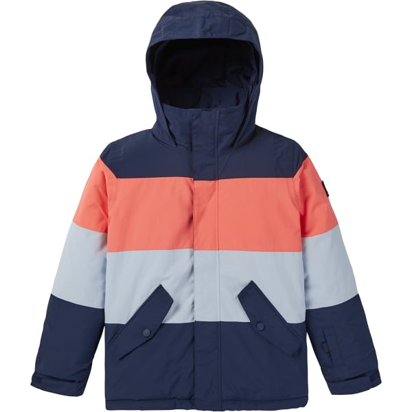 Veste snowboard BURTON B SYMBOL JK DRESS BLUE/TETRA ORANGE/BALLAD BLUE