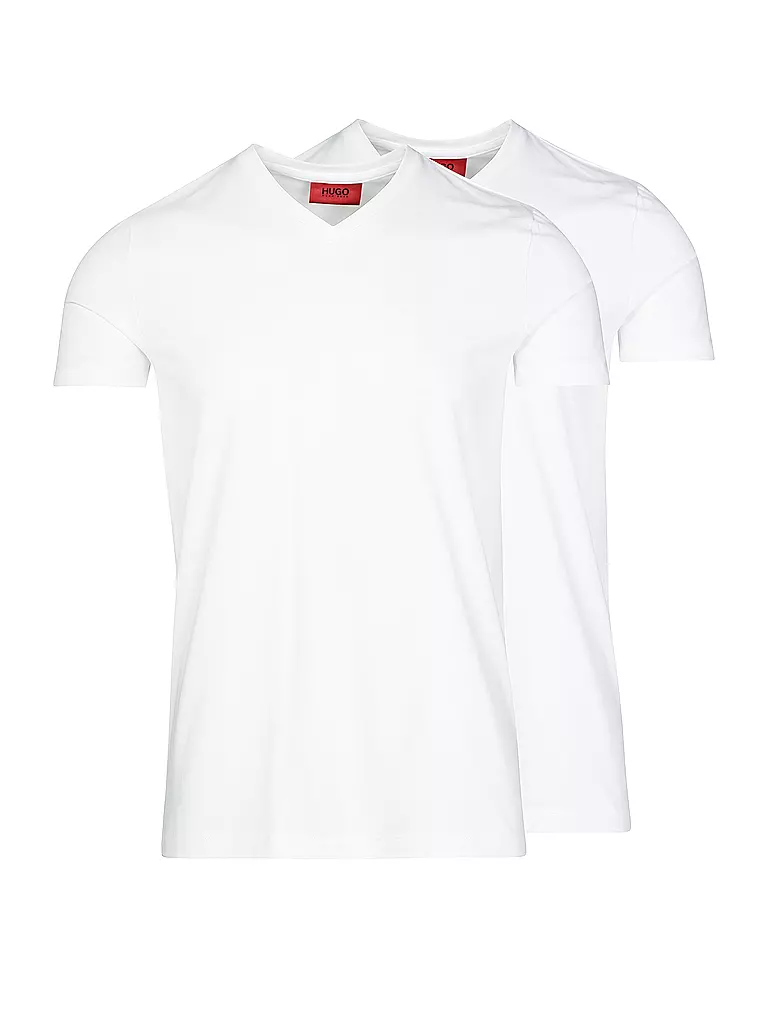 HUGO T-Shirt 2-er Pkg. weiss