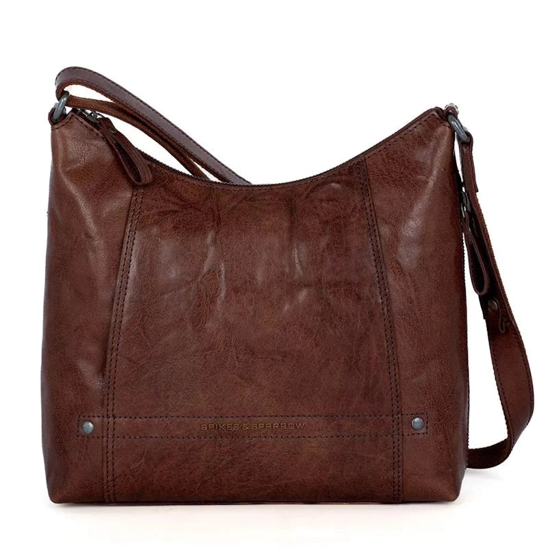 Spikes & Sparrow Bronco Jessyca Crossbodybag Brown