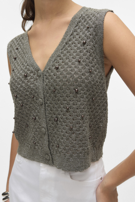 Vero Moda groene dames gilet