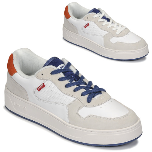 Levi's - GLIDE - Blanc / Beige / Bleu