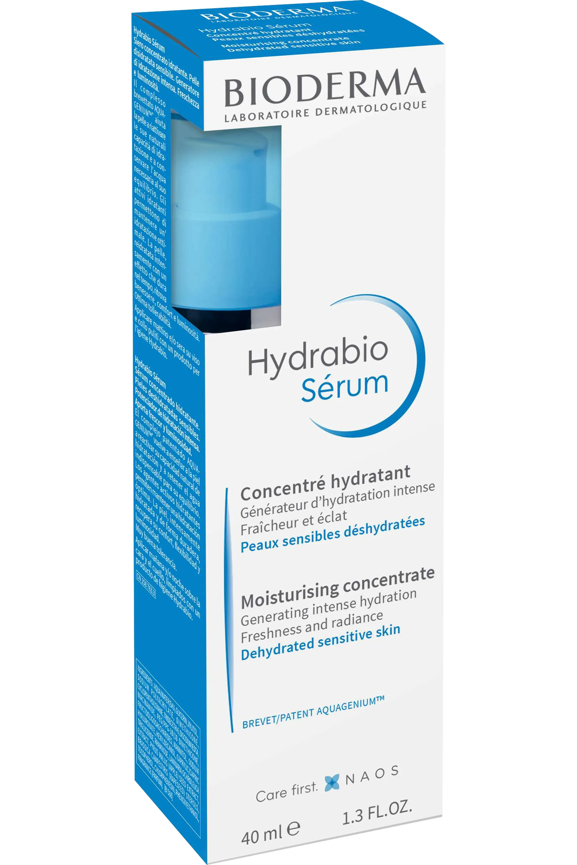 Bioderma Soin hydratant lissant boosteur d’éclat Hydrabio Perfecteur SPF30-40 ml