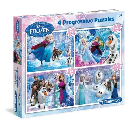 Clementoni Multipuzzle Disney 4 in 1, sortiert
