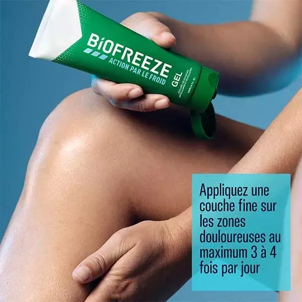 Gel refrescante Biofreeze para músculos e articulações, bisnaga, pacote com 2 unidades de 118ml