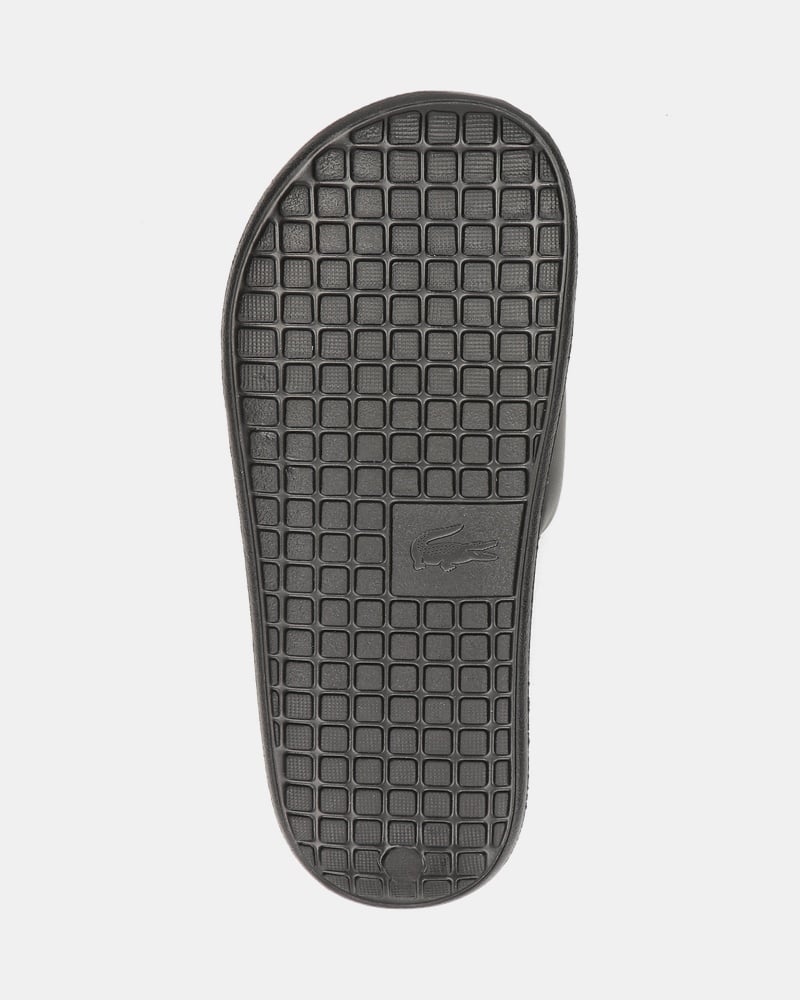 Lacoste Serve Slide Slippers  - zwart