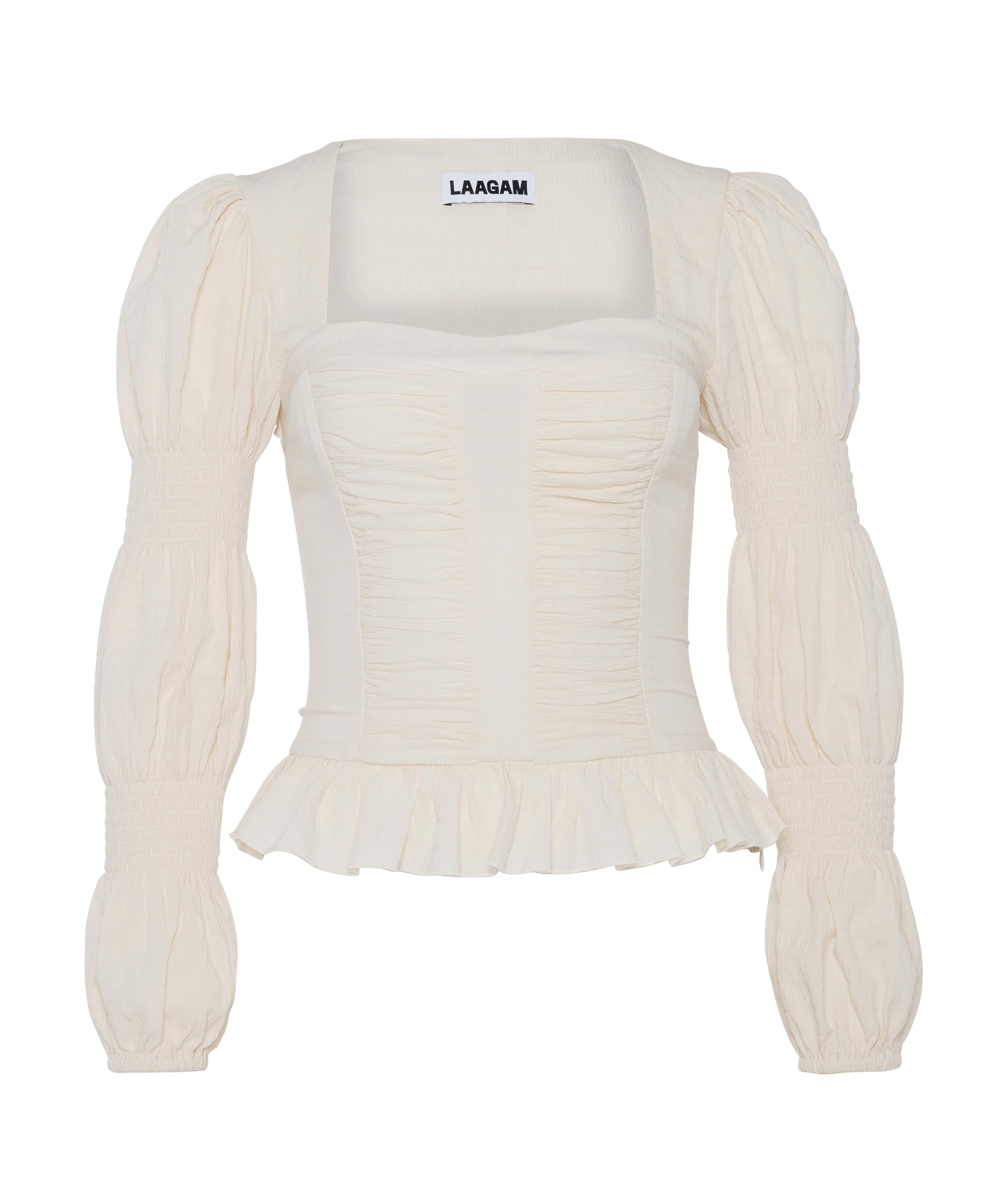Laagam Dames blouse ecru