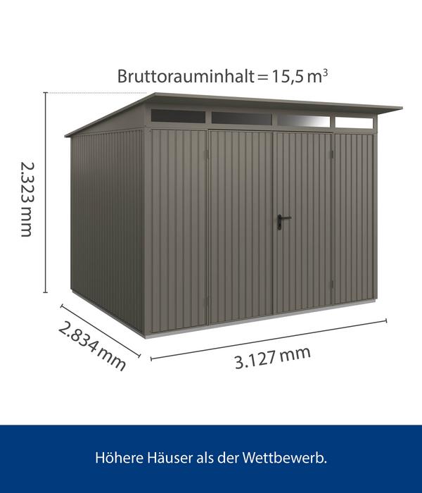 Hörmann Berry-Gerätehaus Classic-P Typ 3,