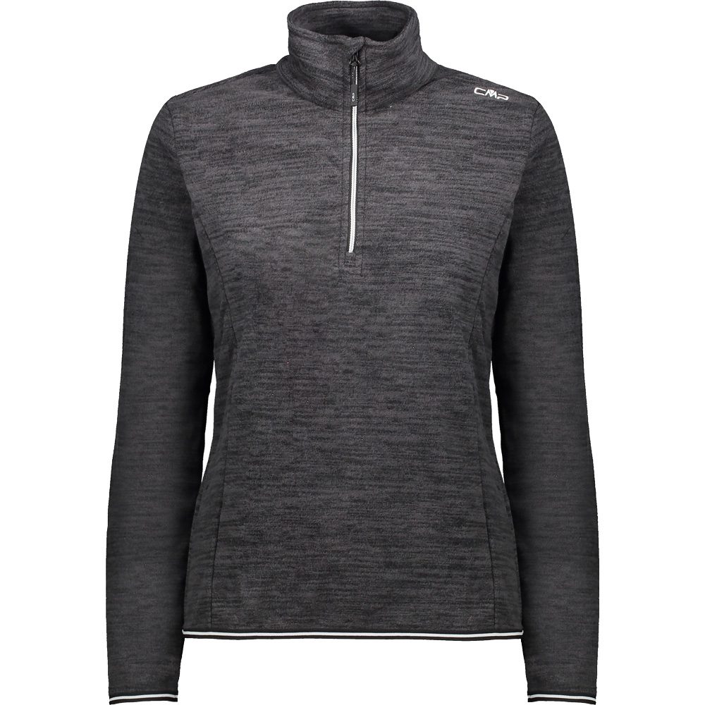 CMP Arctic Fleece Pullover Damen nero melange