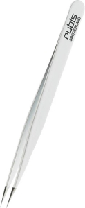 Rubis Pinzette Inox spitz weiss