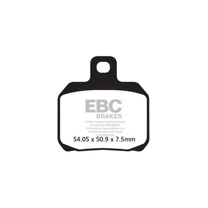 Plaquettes de freins EBC Organique avant/arrière (spécial selon modèle)