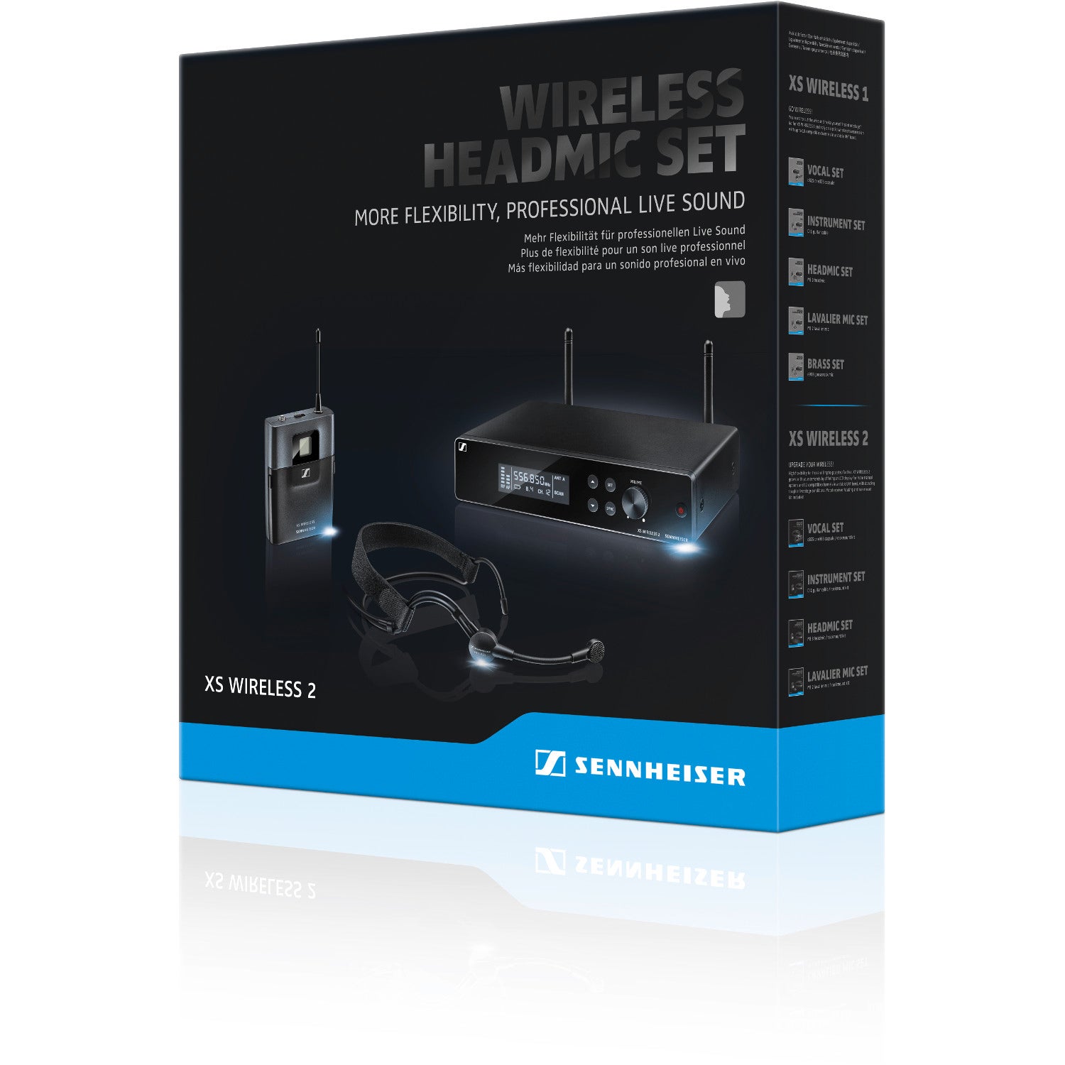 Sennheiser XSW 2-ME3 draadloze headset (E: 821-865 Mhz)