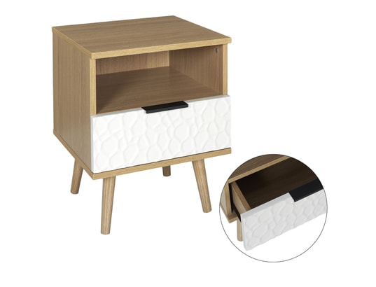 THE HOME DECO FACTORY - Table de chevet en bois sven