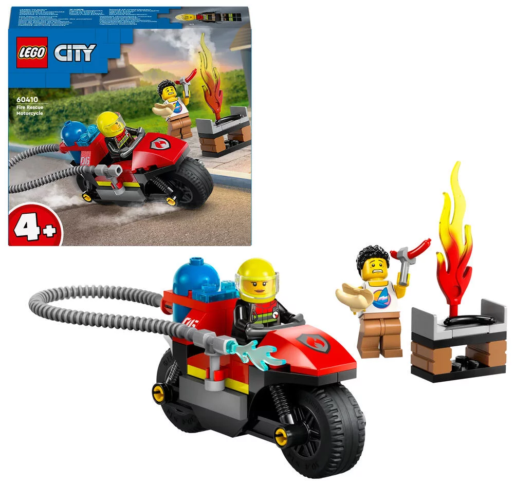 LEGO®CITY 60410 - LA MOTO D’INTERVENTION RAPIDE DES POMPIERS
