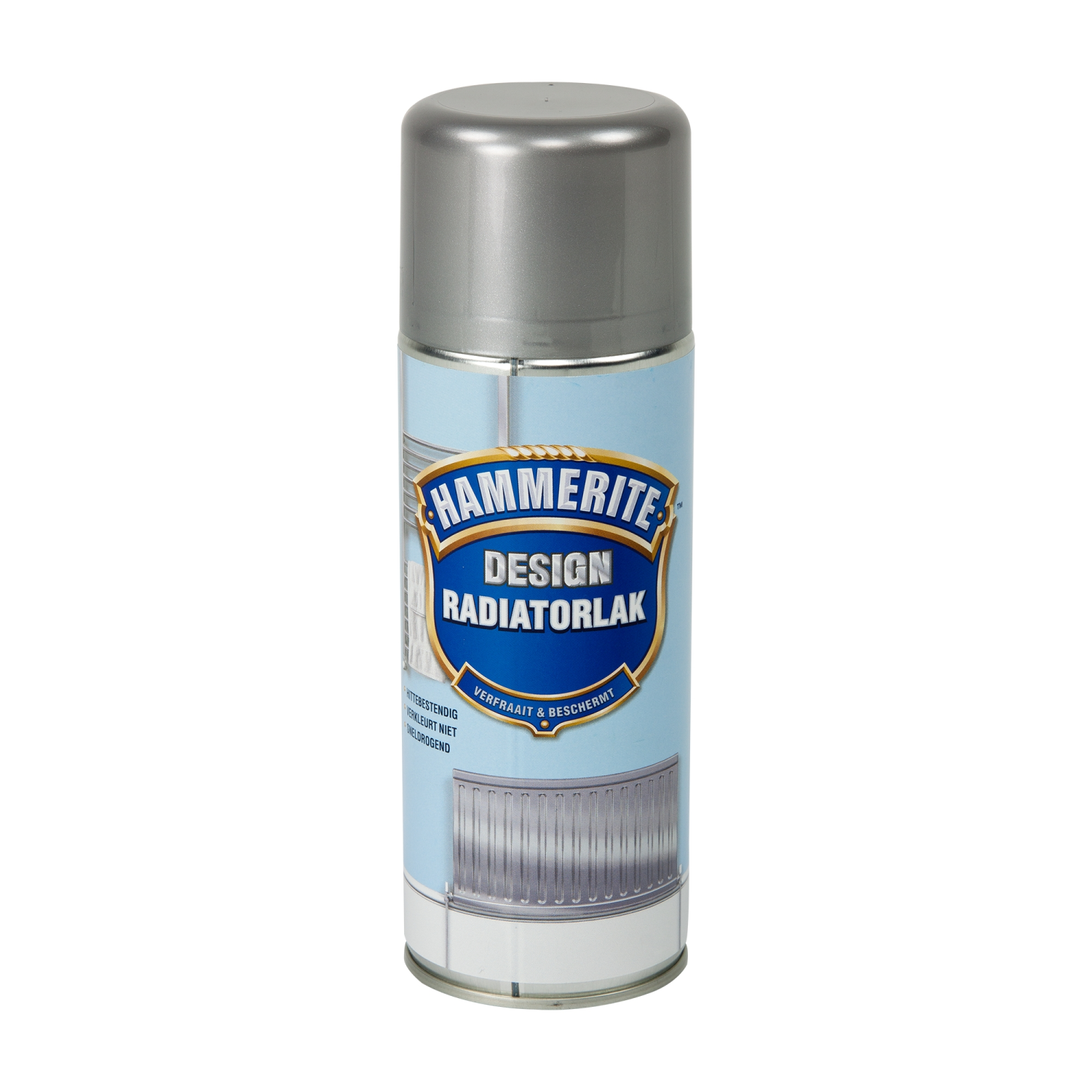 Hammerite Radiator Hoogglans Spuitlak - Zilver - 400ml