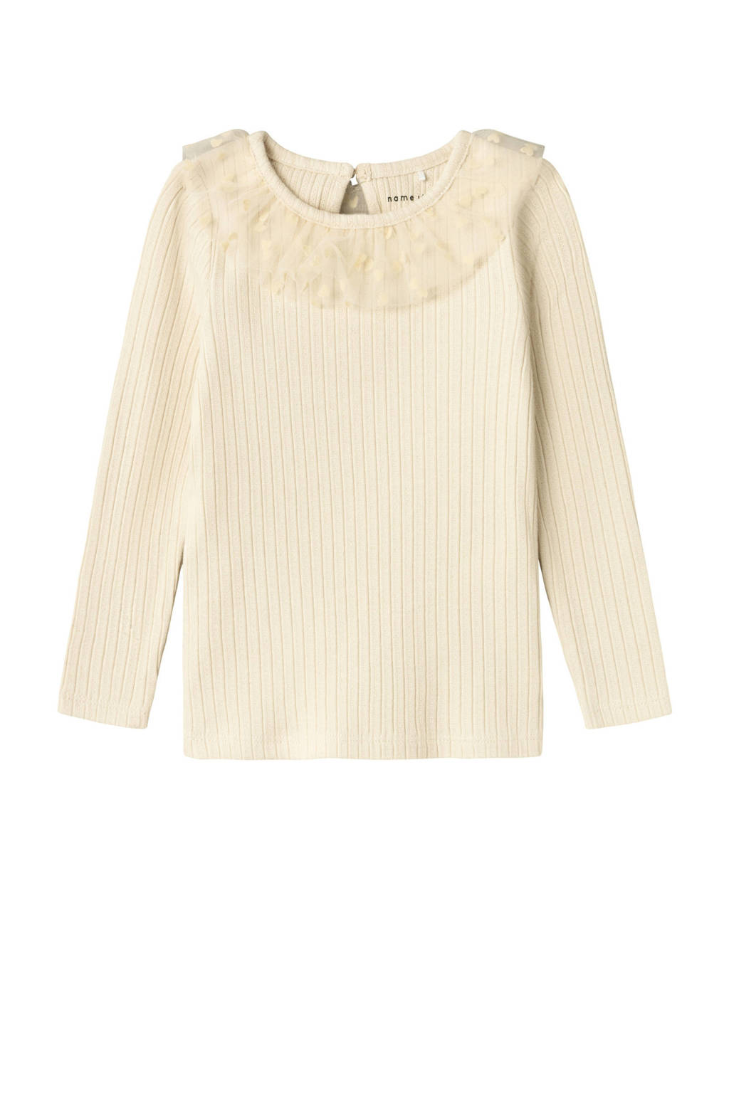 NAME IT longsleeve NMFNAJAS ecru