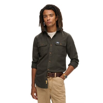 Chemise à manches longues homme Traiman Flannel SUPERDRY