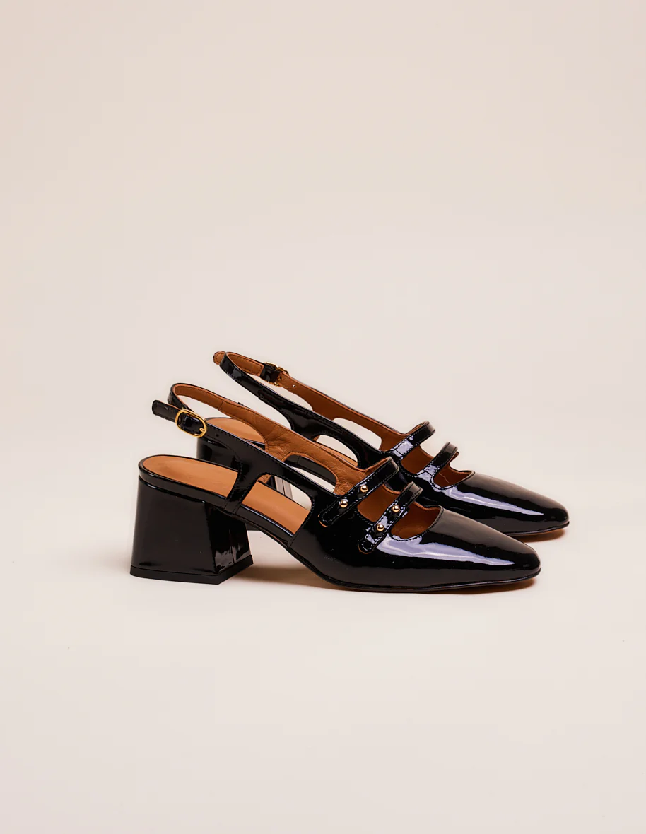 Escarpins Soline - Cuir verni noir