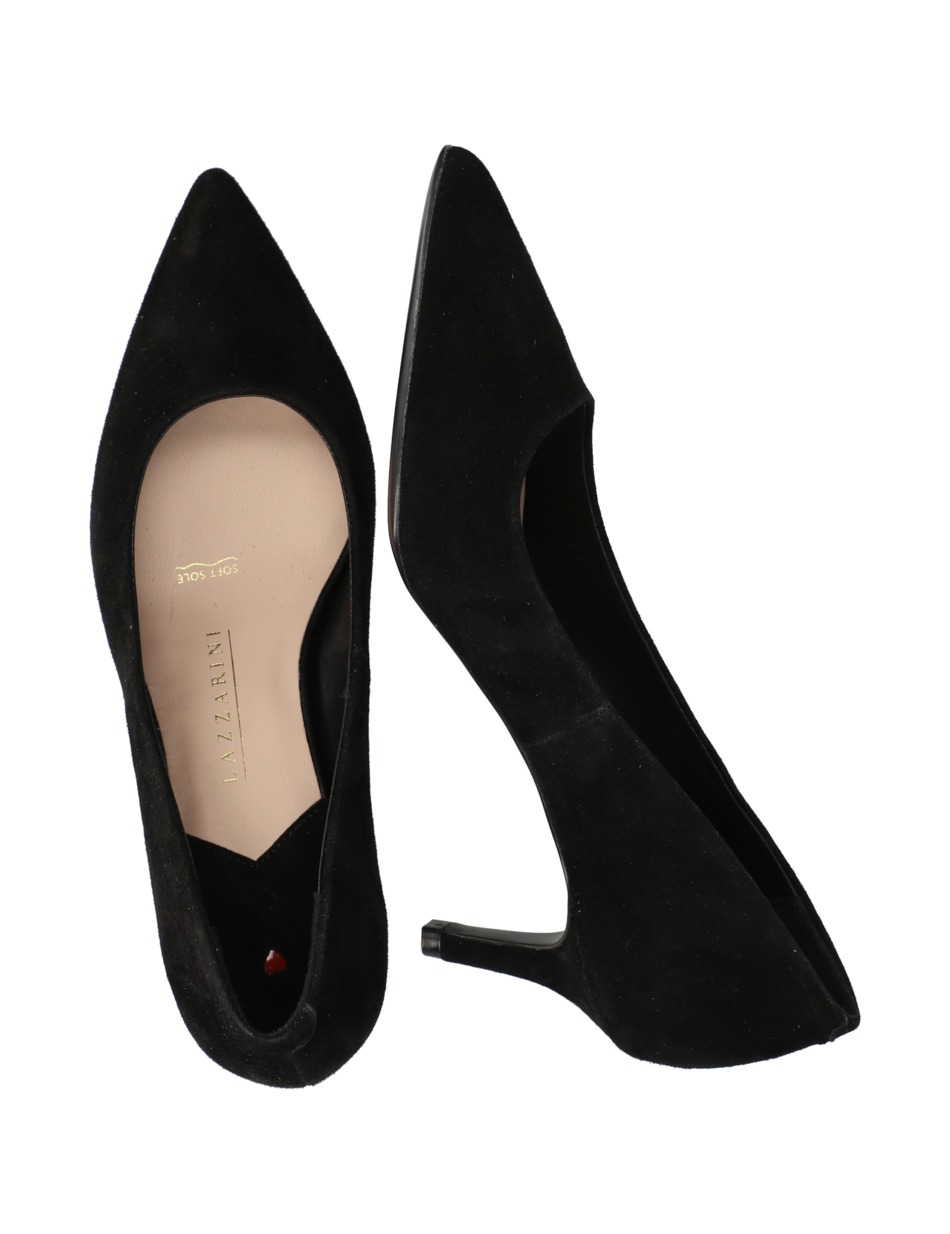 Veloursleder Pumps