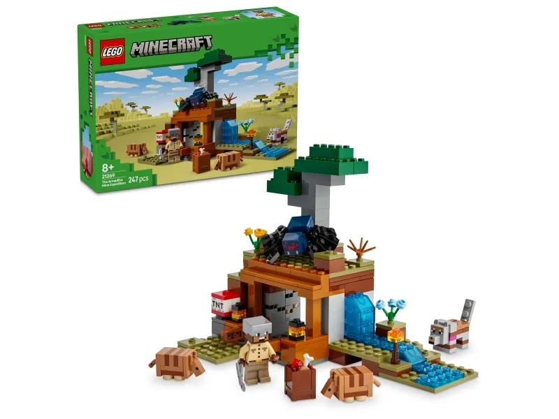 LEGO Minecraft 21269 Bæltedyrs-mineekspeditionen